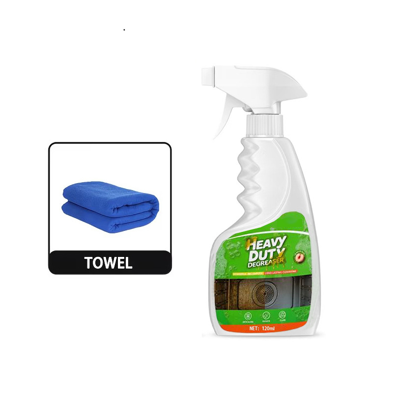 🧽 Heavy-Duty Degreaser Spray – Kitchen Grease Remover for Range Hoods & Filters
