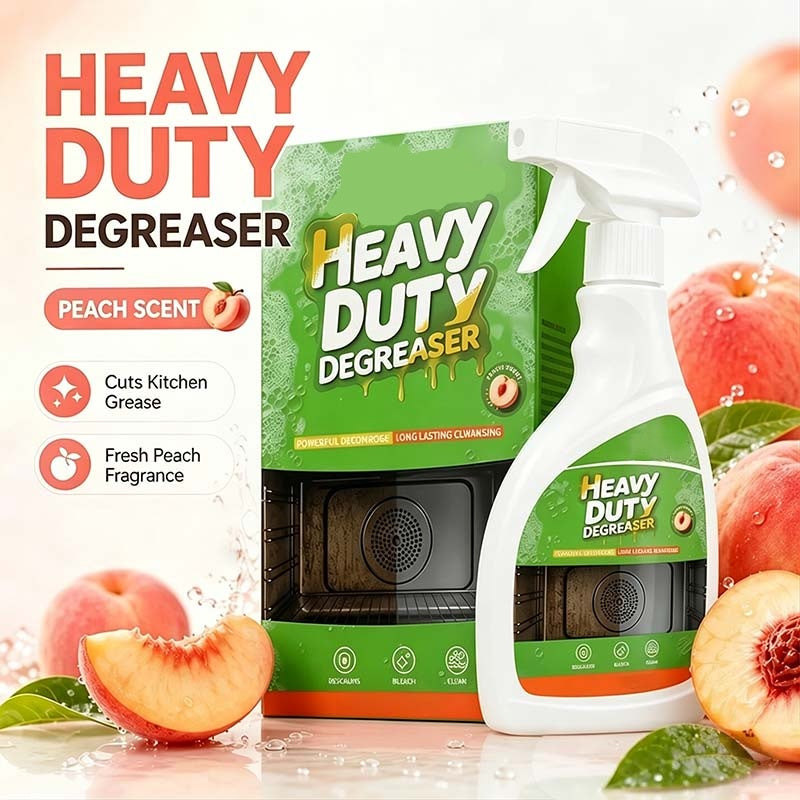 🧽 Heavy-Duty Degreaser Spray – Kitchen Grease Remover for Range Hoods & Filters